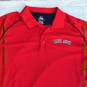 Majestic men’s Red Sox quarter button pull over cool base shirt size 2X